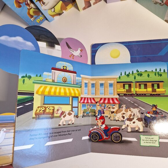 5 Paw Patrol Board Books 4 Pals w box Lot & Pups Save The Day Nickelodeon - Picture 4 of 8